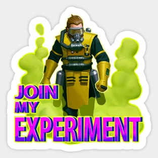 Caustic - Join My Experiment Sticker